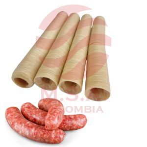 Variedad de embutidos colombianos: longaniza y chorizo artesanal, productos frescos y de calidad para tus recetas.