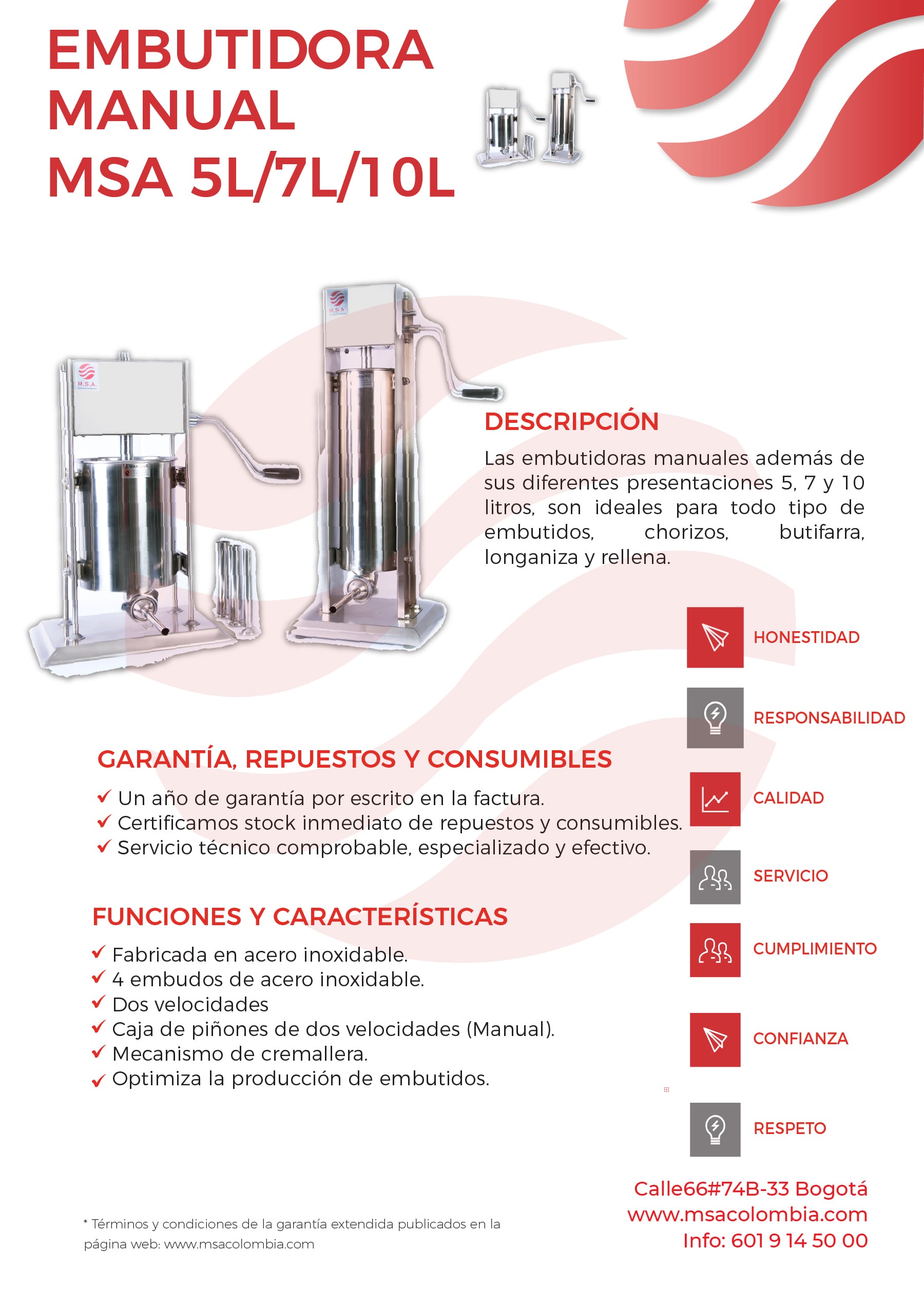 Embutidora Manual - Imagen 2