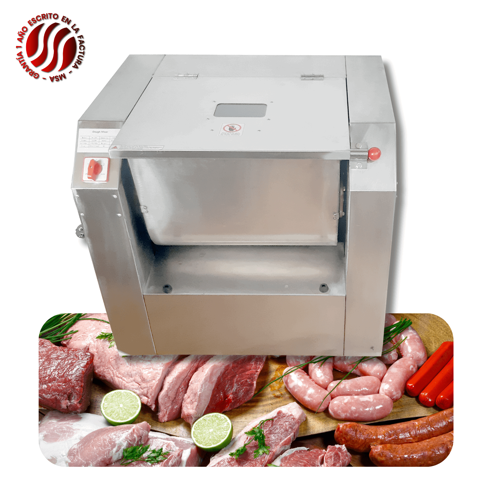 Mezcladora de carne 25-50 Litros