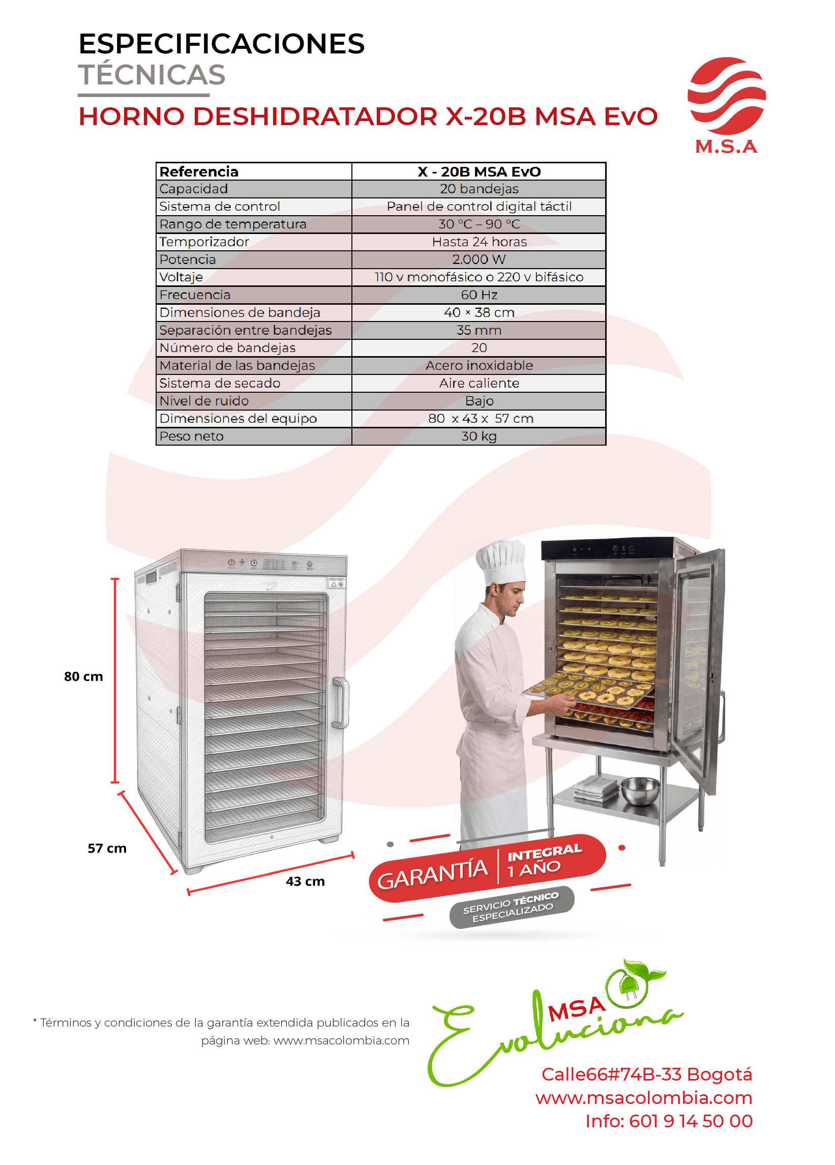 Horno deshidratador X-20B Evo - Imagen 5